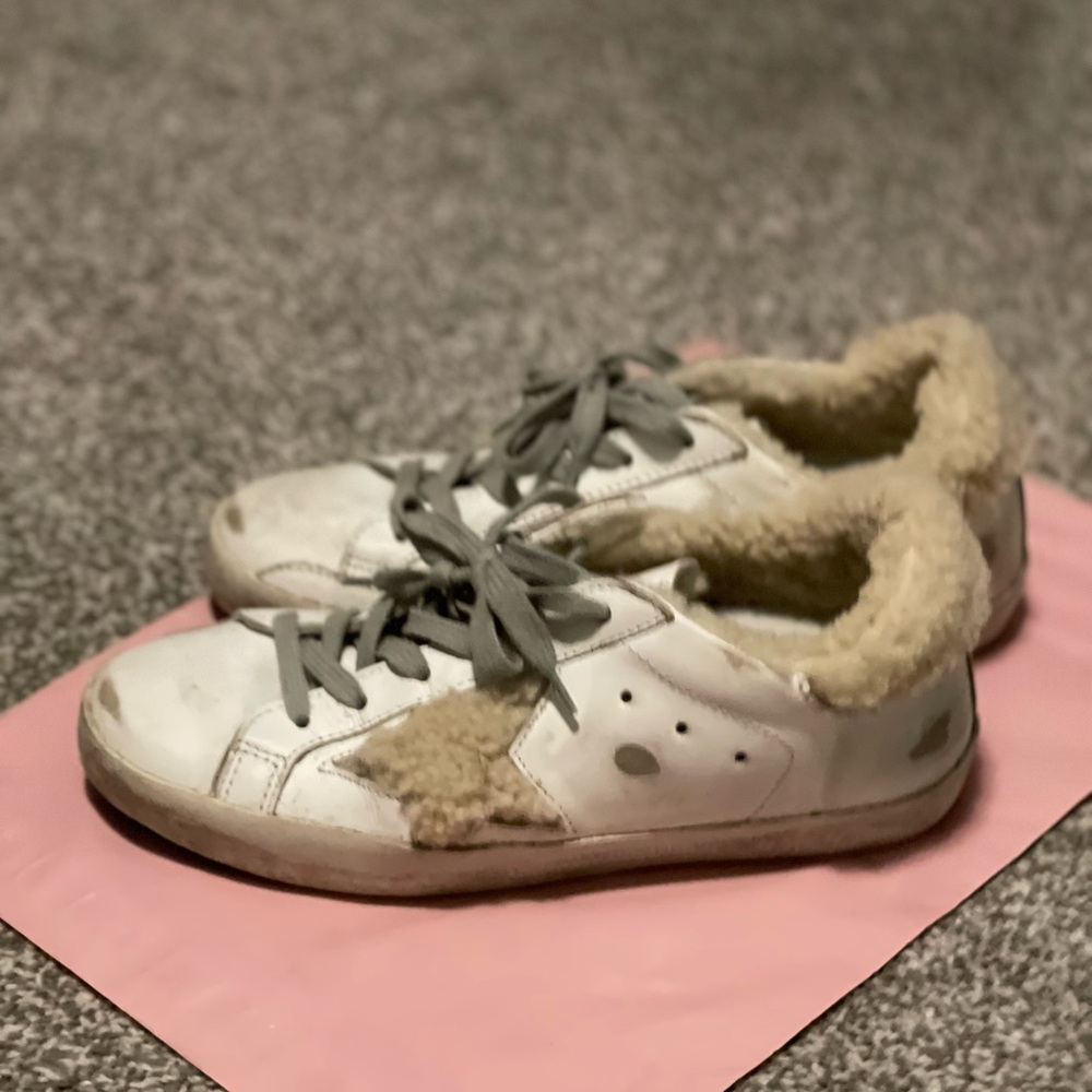 Golden Goose sheepskin never worn. 7
